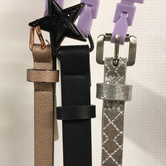 Madden Girl Faux Leather belts 3-pack black belt - Picture 6 of 8